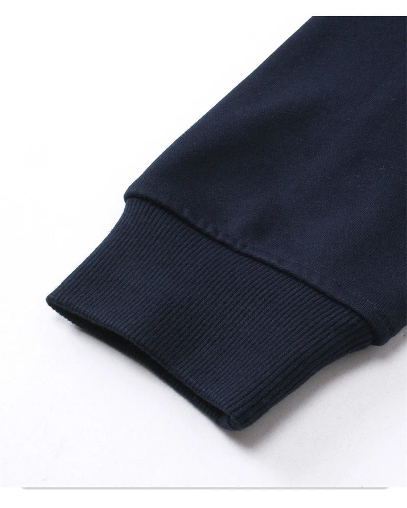 ZODF 2024 Autumn Winter Men's Basic O-Neck Sweatshirt Unisex Loose Solid 430gsm Terry Pullovers Streetwears HY0910