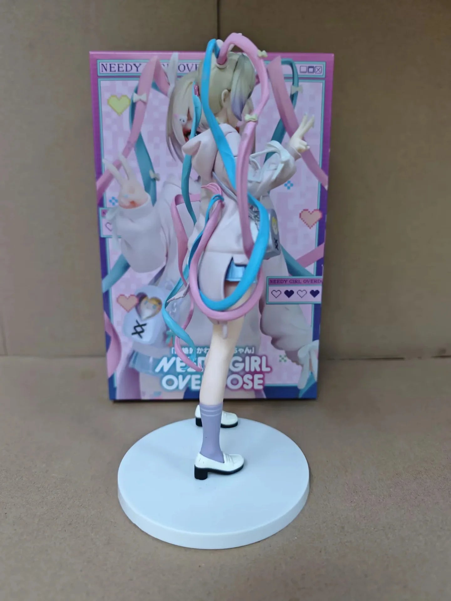 In Stock NEEDY STREAMER OVERLOAD OMGkawaiiAngel Chan Anime Girl Figure POP UP PARADE Ame-chan/Super Ten-Chan Action Figure Model