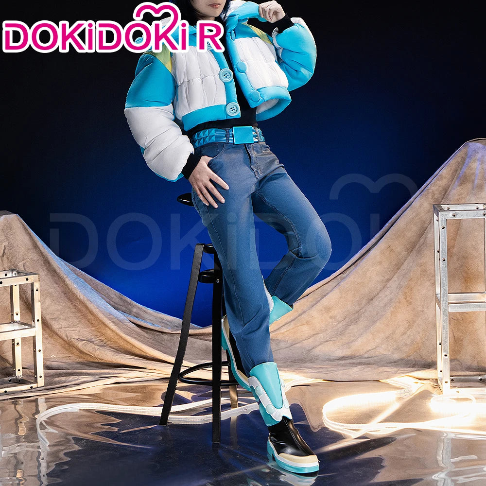IN STOCK Seragaki Aoba Cosplay Costume Game Dramatical Murder【XS-2XL】DokiDoki-R Halloween Coat Seragaki Belt Plus Size