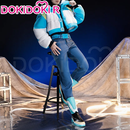 IN STOCK Seragaki Aoba Cosplay Costume Game Dramatical Murder【XS-2XL】DokiDoki-R Halloween Coat Seragaki Belt Plus Size