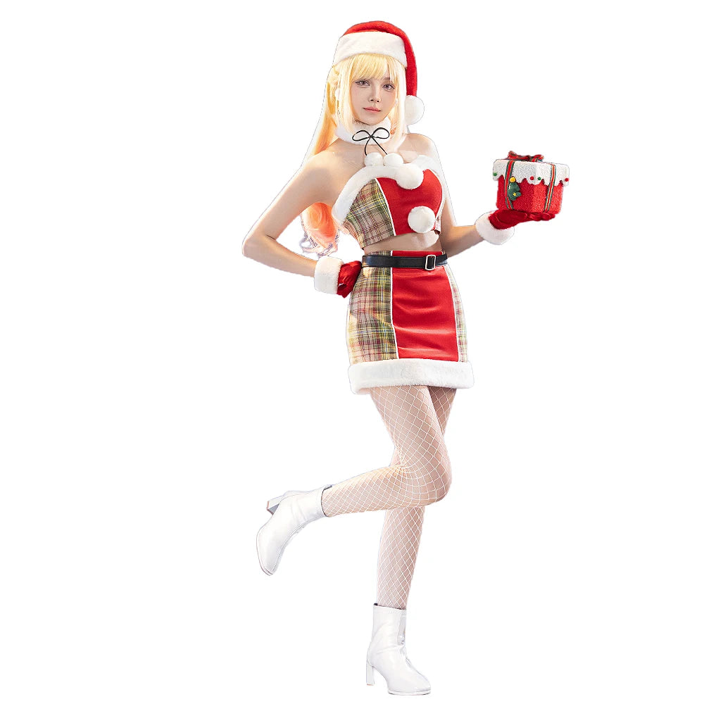 IN STOCK Kitagawa Marin Cosplay Costume Anime【S-3XL】DokiDoki-R Women Sexy Dress Christmas Cosplay Hat Plus Size