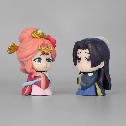 1/5PCS 9cm Kusuriya no Hitorigoto Anime Figure Q Version Maomao Action Figure Kawaii Jinshi Figurine PVC Collection Model Toys