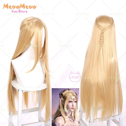Soul Land Qian Renxue Cosplay Costume Set Polyester - wig / XS