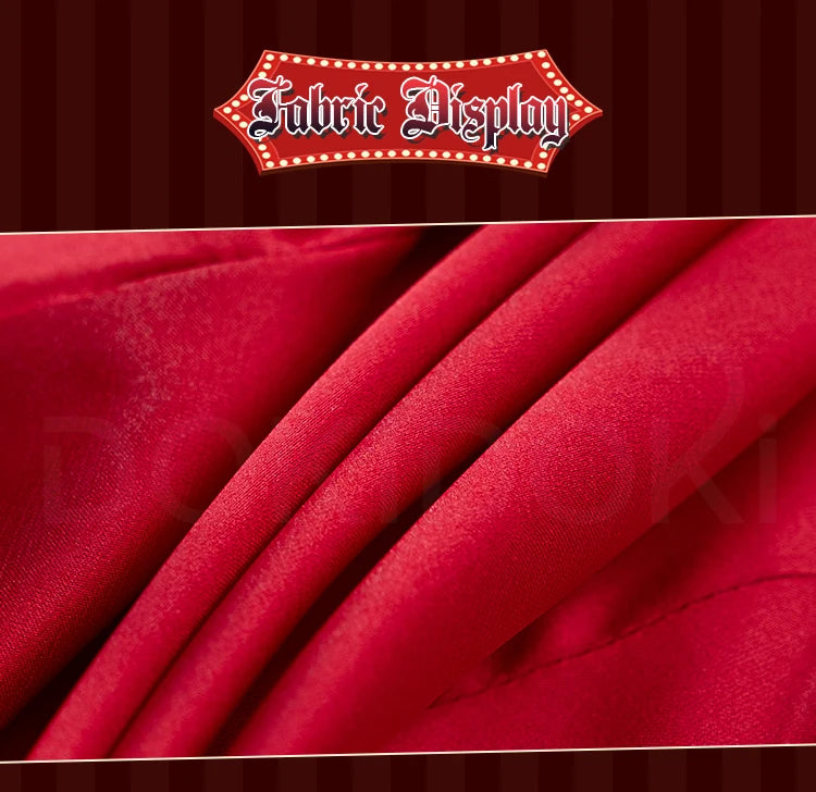 IN STOCK Charlie Vaggie Cosplay Costume Anime【S-3XL】DokiDoki-R Women Red Pajamas Charlie Morningstar Halloween Plus SIze