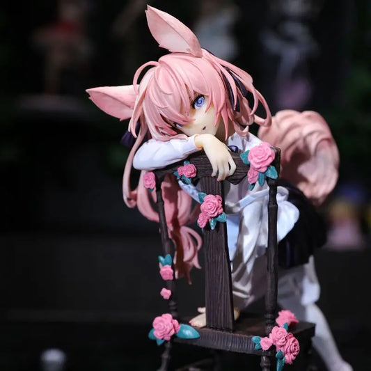 New Rabbit Flova Bunny Girl Kneeling Supporting Pose Pvc Action Figure Trendy Toy Bishoujo Desktop Model Birthday Gift Toys