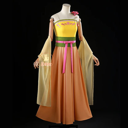 Anime The Apothecary Diaries Maomao Cosplay Costume Courtesan Outfit Dress Earrings Headwear Halloween Party Women Girls iCoser