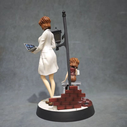 Detective Conan Ai Haibara Two Forms PVC Figure Desktop Ornament for Anime Fans - 12-26cm