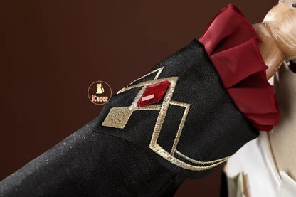 Genshin Impact Sandrone Cosplay Costume Wig Marionette Dress Headwear Eleven Fatui Harbingers Halloween Women Girls Role Play