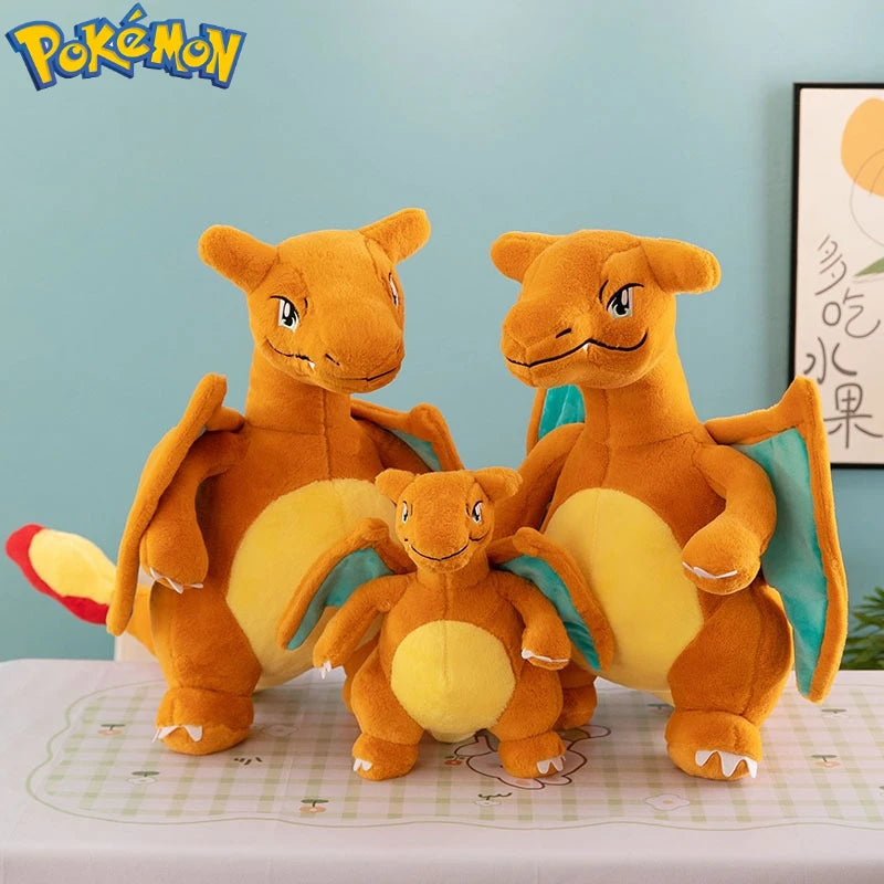 35/45/60CM Big Size Pokemon Charizard Plush Cartoon Anime Plushies Soft Doll Pillow Kawaii Stuffed Plushie Ornament Gift for Kid