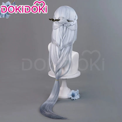 IN STOCK Frostflower Dew Shenhe Wig Game Genshin Impact Cosplay Wig DokiDoki Shen He Cosplay Lantern Rite New Skin Wig Free Cap