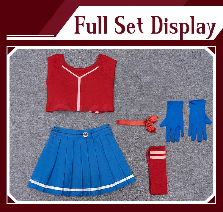 IN STOCK Mita Cosplay Costume Game MiSide【S-3XL】DokiDoki-R Women Cute Dress Uniform Mita Cosplay Halloween Plus Size