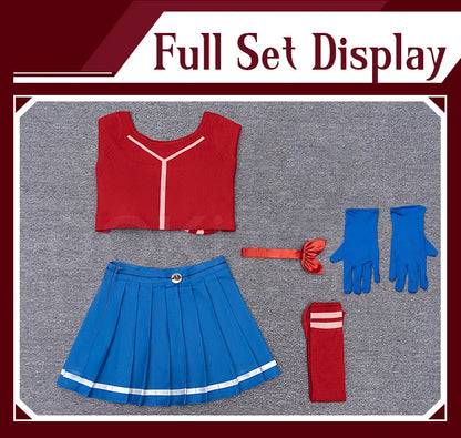 IN STOCK Mita Cosplay Costume Game MiSide【S-3XL】DokiDoki-R Women Cute Dress Uniform Mita Cosplay Halloween Plus Size