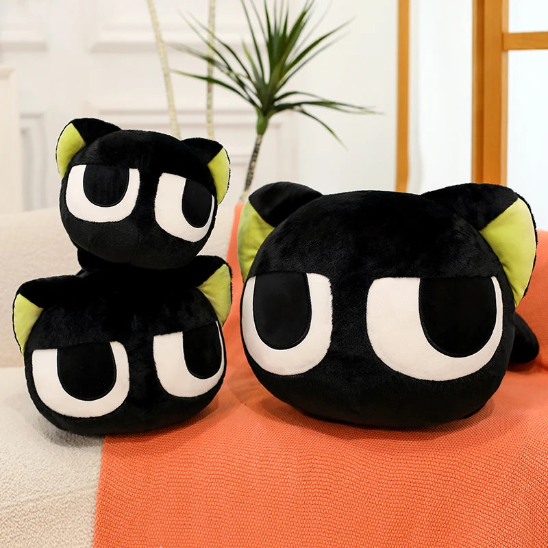 Official Anime The Legend of Luo 55cm Kawaii Xiao-Hei Xiao Hei Lovely Cat Doll Toy Plush Original Cartoon Cosplay Gift