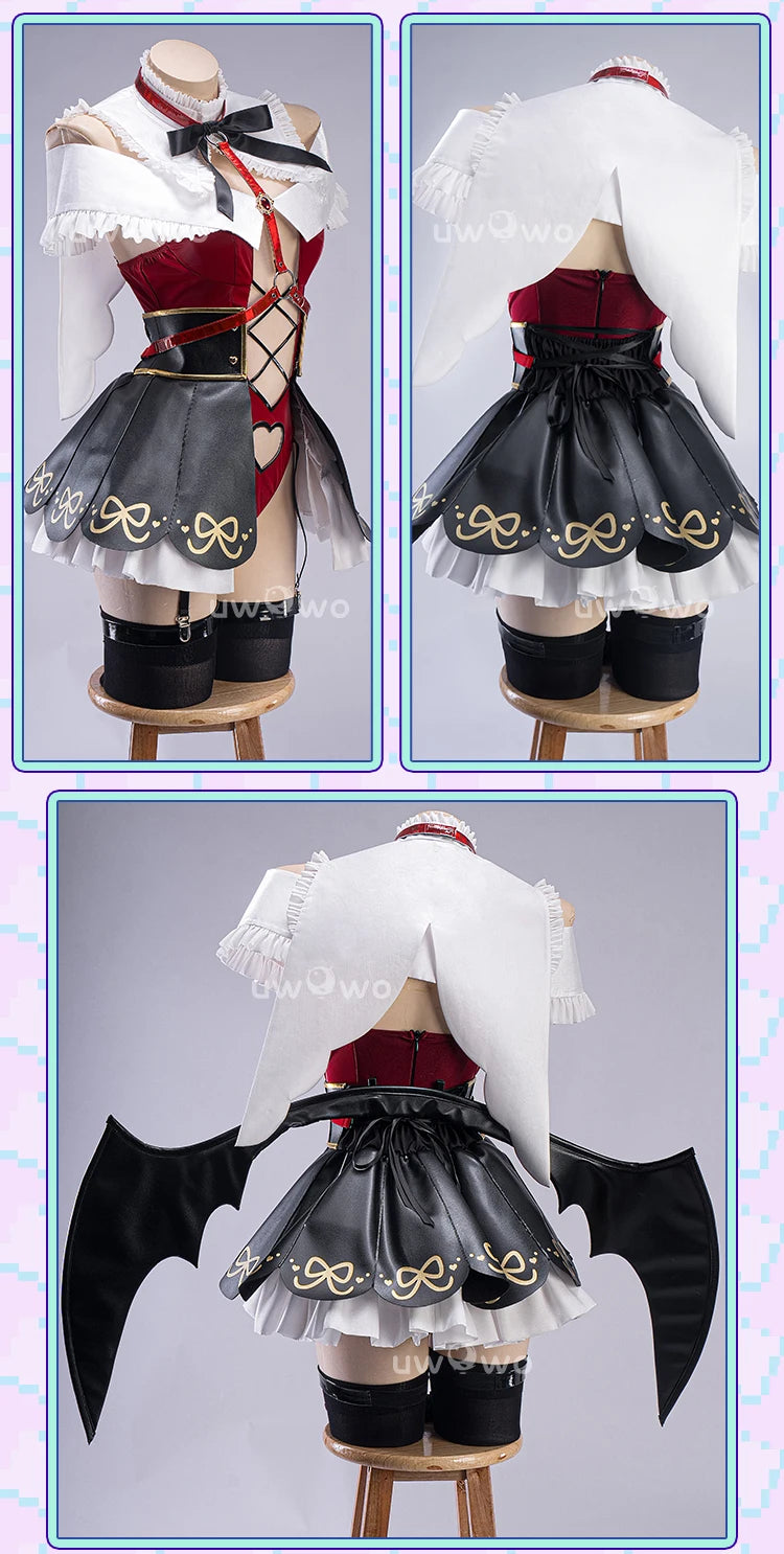 IN STOCK UWOWO Ame Cosplay Game Needyy Streamerr Overloadd Ame-Chan Magical Girl Fanart Cosplay Costume Halloween Costume