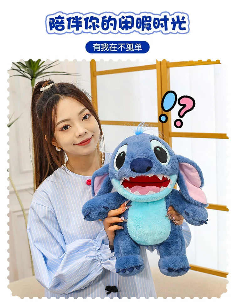 60cm Big Size Disney Stitch Cartoon Anime Plush Stuffed Doll Room Decoration Peluche Pillow Kawaii Plushies Ornaments Gifts