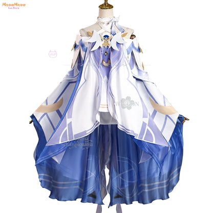 Genshin Impact Moon Goddess Columbina Cosplay Suit Polyester