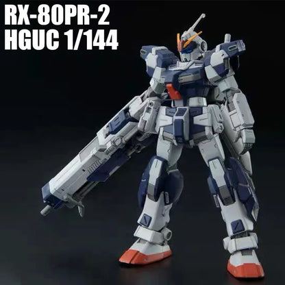 In Stock RX-80PR-2 Pale Rider Cavalry HGUC 1/144 HG Assembly Model Kit Action Figures Robot Hobby Toys Gift