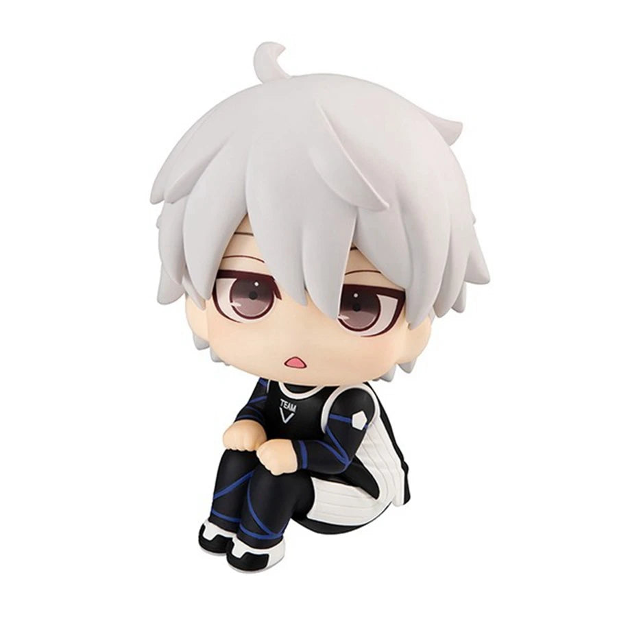 Blue Lock 9.5cm Q Version Nagi Seishirou PVC Anime Figure Kawaii Isagi Yoichi Collectible Model Toy - Seishiro