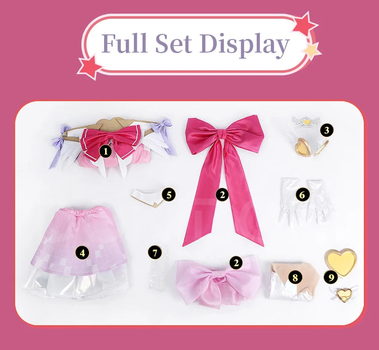 Juno Kiriko Cosplay Costume Game Cosplay【XS-2XL】DokiDoki-R Women Costume Magic Girl Juno Cosplay Plus Size Halloween