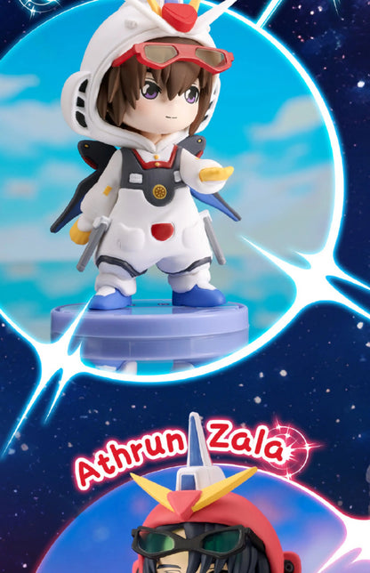 Original Bandai Pajamars Series Mobile Suit Gundam Seed Destiny Blind Box Athrun Zala Toy Cagalli Yula Athha Mystery Box Model