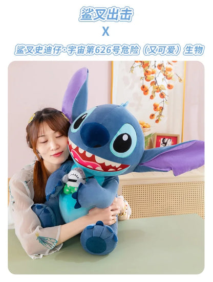 35/45/60cm Big Size Stitch Disney Anime Plush Stuffed Doll Kawaii Room Decorated with Plushies Pillow Ornaments Holiday Gifts