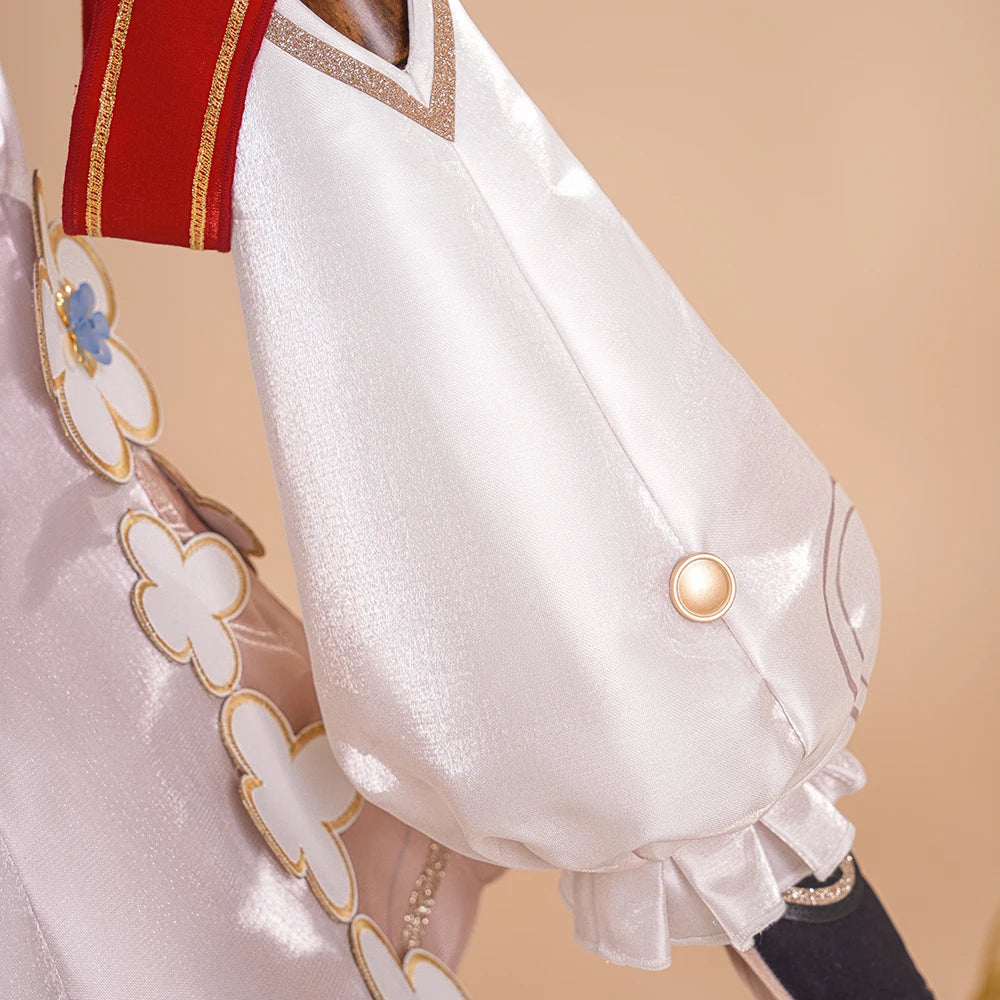 Honkai Star Rail Tribbie Cosplay Costume Wig Dress Uniform Headwear Wings Game Props Halloween Party for Women Girls Carnival