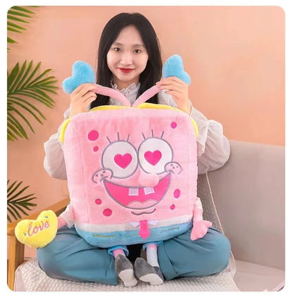 45-100CM SpongeBob SquarePants Patrick Star Doll Anime Cartoon Plush Toy Soft Cute Stuffed Collection Children's Birthday Gift
