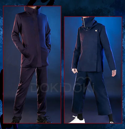 IN STOCK Gojo Satoruu/ Togee Inumaki Cosplay Costume Anime  DokiDoki-SR Dark Blue Uniform Costume Christmas