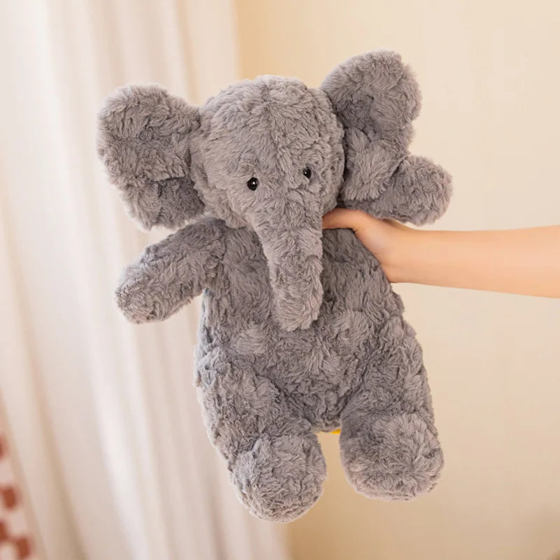 30/40/50cm Huggable Stuffed Animals Grey Elephant Plushie Dolls Kawaii Xmas Gift Appease Comfort Calf Elephant Soft Toy