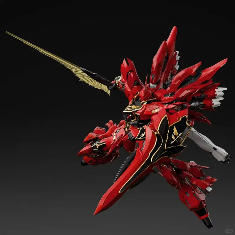 In Stock Comet Model 1/100 Mg The Red/White Comet Msn-06s Sinanju Gk Sytle Assembly Model Kit Plastic Model Action Figure Toy