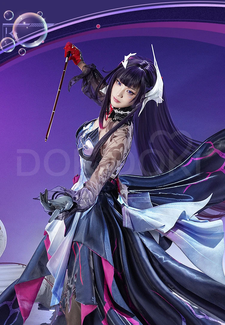 Hysilens Cosplay Costume Game Honkai: Star Rail DokiDoki-SR HSR Dress Hysilens Cosplay Halloween Costume