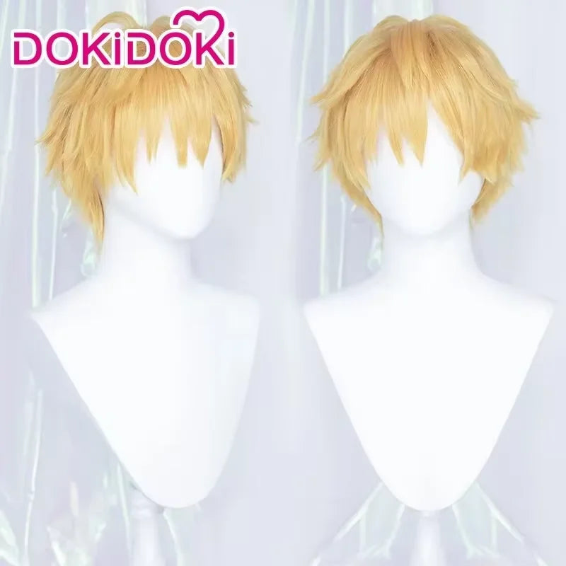 IN STOCK Powerr Hayakawaa Himenoo Makimaa Denjii Rezee Quanxii Angel Devil Yoshidaa Wig Anime DokiDoki Women Free Wig Cap