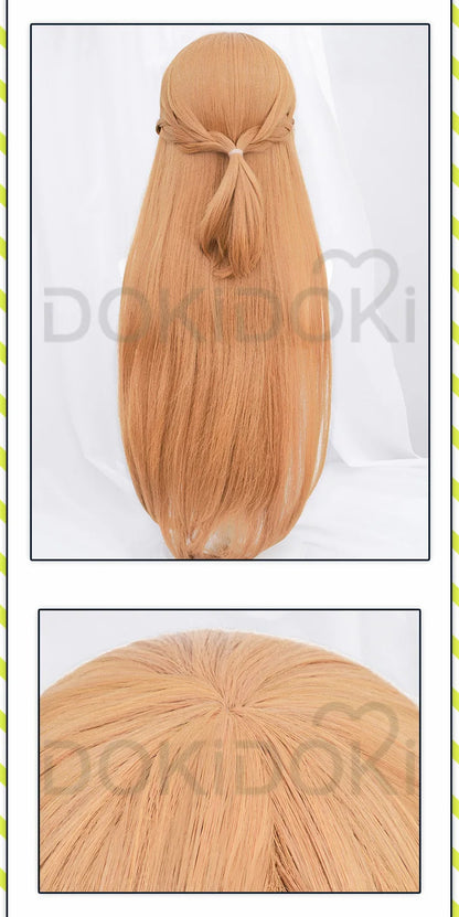 IN STOCK Yuuki Asuna Cosplay Costume Anime Sword Art Online Cosplay DokiDoki-SR Female Costume Yuuki Asuna Halloween Cosplay Wig
