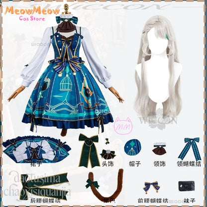 Genshin Impact Lynette Cosplay Set Polyester Unisex - suitwig / L