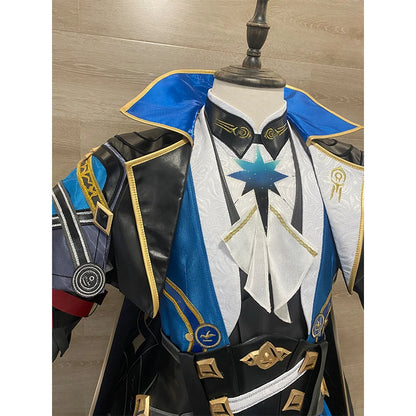 iCoser Honkai Star Rail Anaxa Cosplay Costume Wig Uniform Outfit Anaxagoras Grove of Epiphany Amphoreus Halloween for Women Men