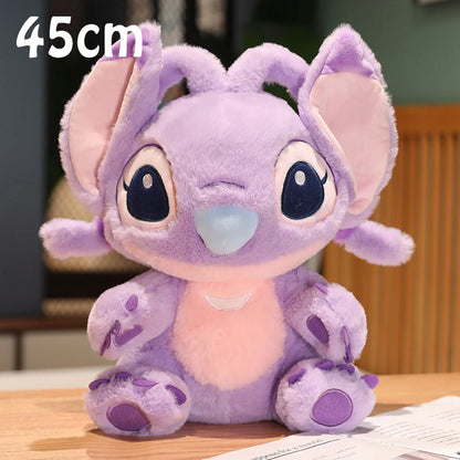 35/60cm Disney Lilo and Stitch Plush Toys Cute Anime Stich Doll Stuffed Plushie Angel Pillow Soft Gift for Children Kawaii
