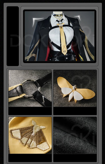 IN STOCK Evelyn Cosplay Costume Game Zenless Zone Zero【S-2XL】DokiDoki-R ZZZ Women Costume Evelyn Chevalier Plus Size