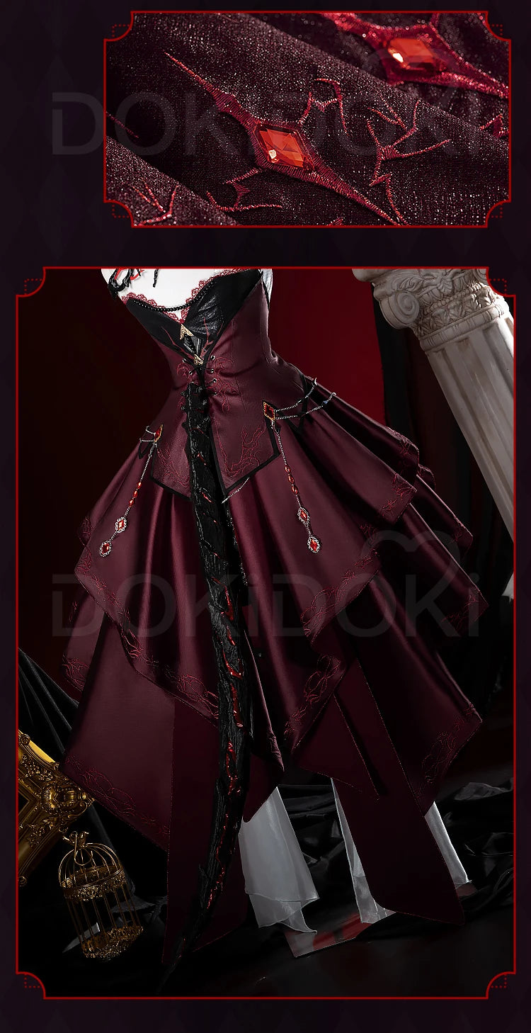 IN STOCK Abyss Lord Heroine Cosplay Costume Game Love and Deepspace【S-2XL】DokiDoki-R Women Qinche Sylus Halloween Plus Size