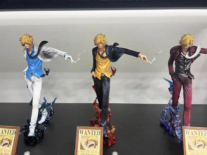 24cm One Piece Sanji Anime Figure Fashion Show Sanji Figurine Pvc Model Statue Doll Decoration Collection Ornaments Toys Gift