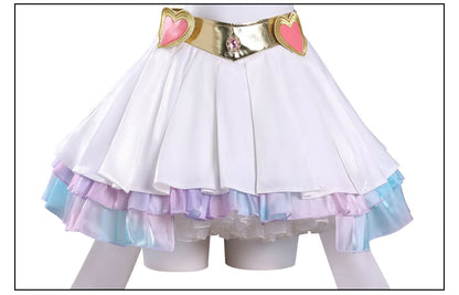 Anime New Panty Stocking with Garterbelt Pantiel Cosplay Costume Panty Anarchy Angel Skirt Wings Halloween Party for Women Girls