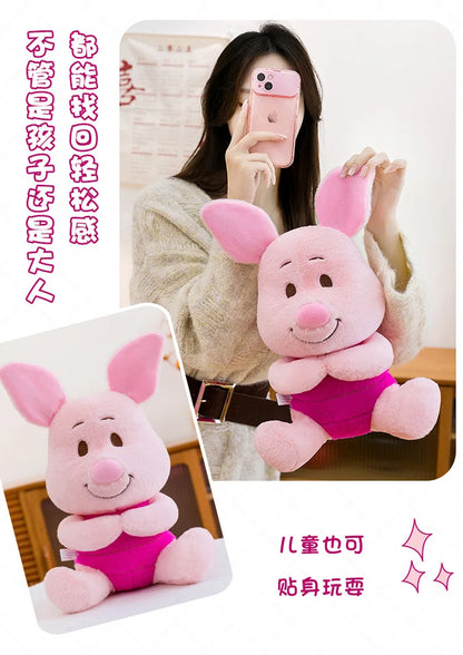 60/80/100cm Super Big Size Piglet Disney Anime Plush Stuffed Doll Kawaii Room Decoration Plushies Children's Pillow Holiday Gift