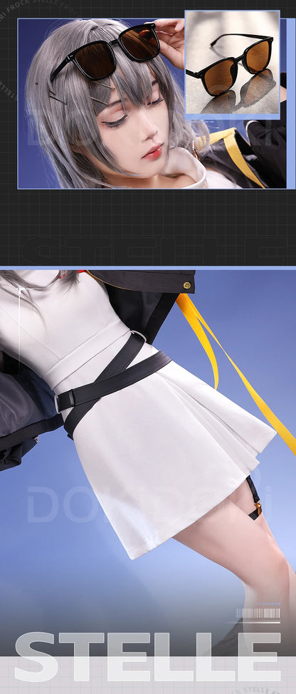 IN STOCK Trailblazer Stelle Cosplay Costume Game Honkai: Star Rail Cosplay DokiDoki-SR Trailblazer Costume Women Casual Wear