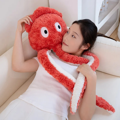 80-90cm Large Ocean Animal Octopus Plush Pillow Huggable Plushies Squid Soft Toy Sofa Bed Pillow Cushion Birthday Gift