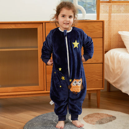 Baby Pajamas Newborn Boy Girl 6 to 9 12 18 24 Months Winter Pijamas One Pieced Warm Infantil Pijama Toddler Kids Blanket Sleeper