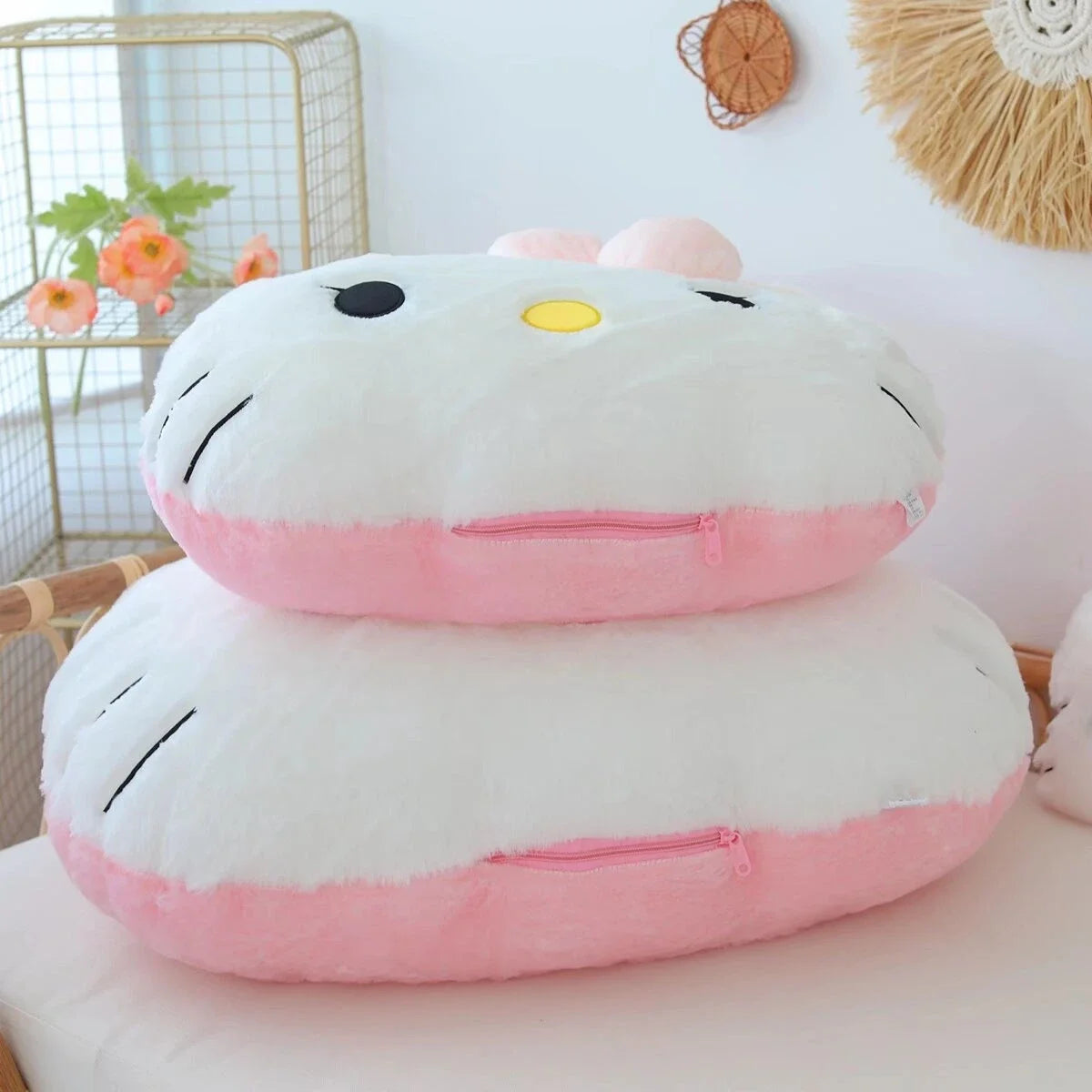 Big Size Hello Kitty Back Cushion Very Soft Sanrio Throw Pillow Sofa Bed Bedside Cushion Home Decor Gifts Girl Washable
