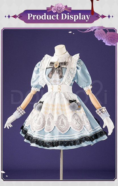 IN STOCK Nikki Cosplay Costume Game Infinity Nikki【S-3XL】DokiDoki-R Women Cute Lolita Dress Floral Memory Plus Size