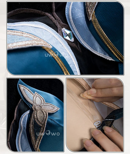 PRE SALE UWOWO Ruan Mei Cosplay Honkai Star Rail Fanart Ruan Mei Ruanmei Qipao Ver. Cosplay Costume Halloween Costume