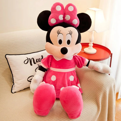 35-100cm Disney Couples Mickey Mouse Minnie Kawaii Plush Toys Children Gifts Plush Toys Doll Birthday Gift For Girlfriend Girls