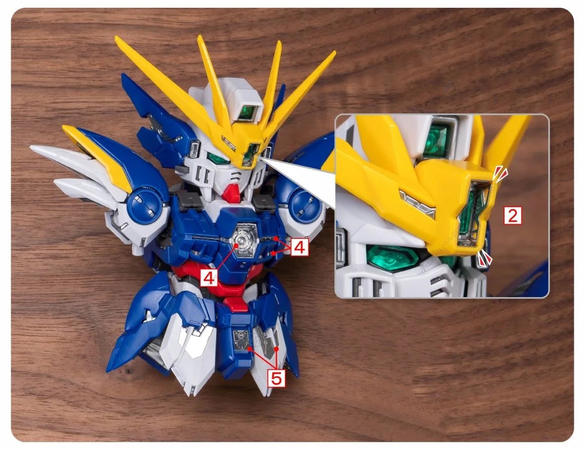 GL Model Wing Zero Snow White EW MGSD XXXG-00W0 Assembly Model Kit Toys Action Figures Model Kits Robot Plastic Hobby Kids Gift