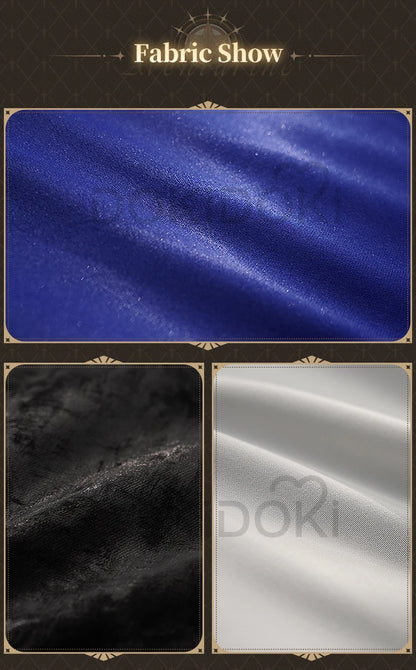 Saber Cosplay Costume Honkai: Star Rail x Fate DokiDoki-SR HSR Women Costume Dress Saber Cosplay Wig